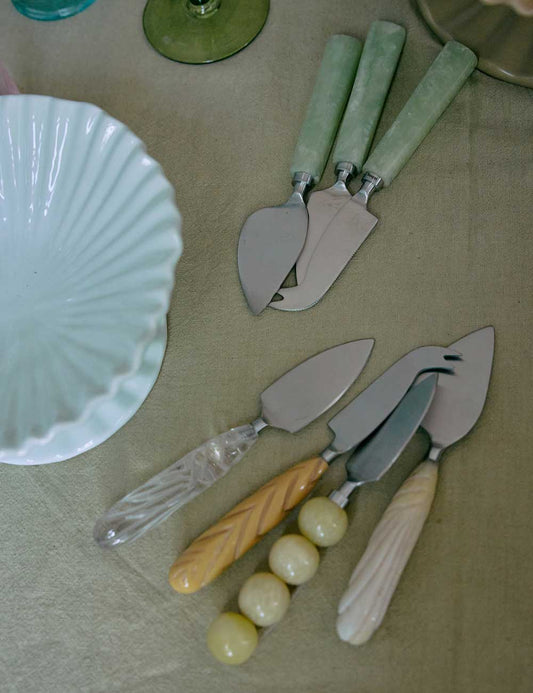 Cheese knives 3 set Sage