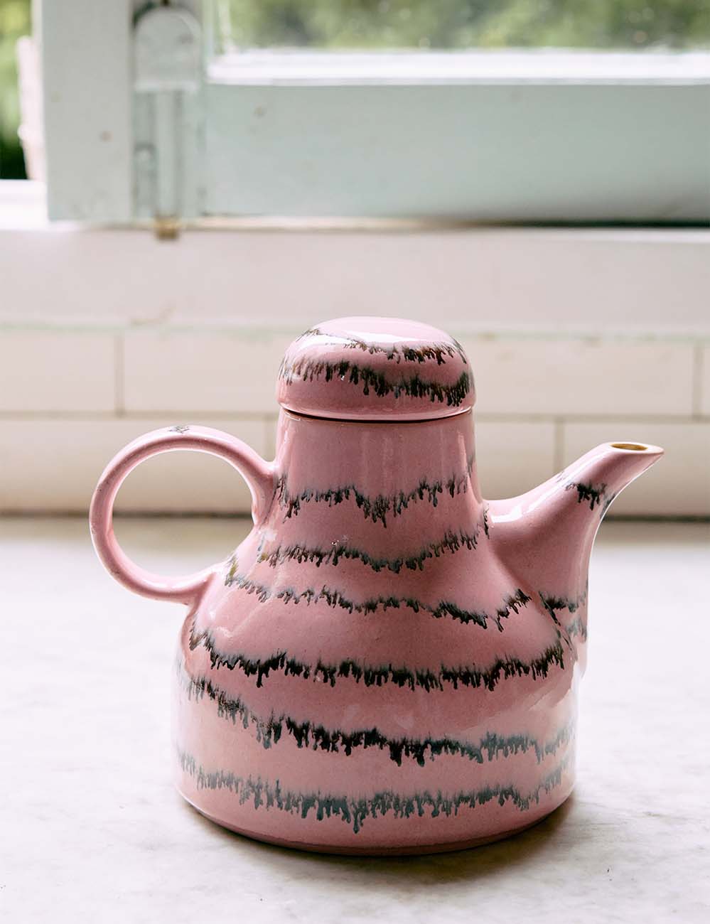 Caffettiera in ceramica anni '70