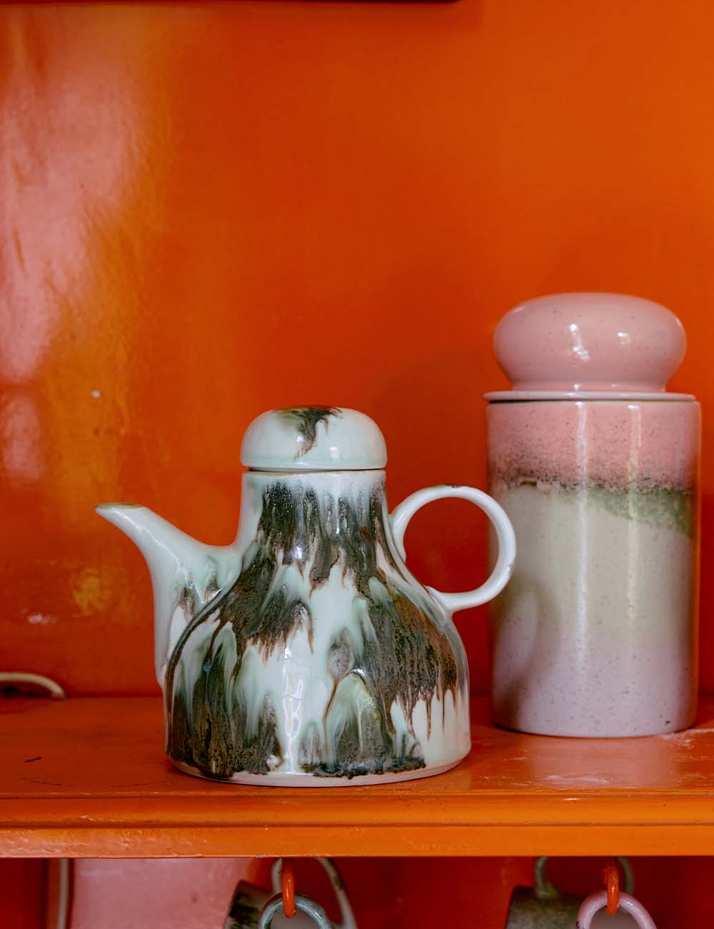 Caffettiera in ceramica anni '70