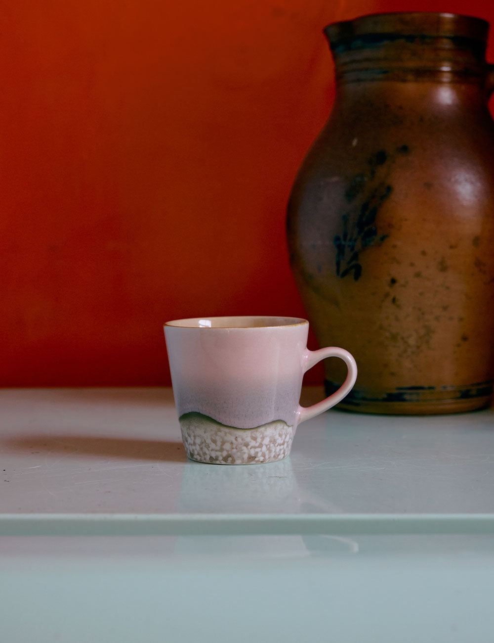 Mug américain en céramique des années 70