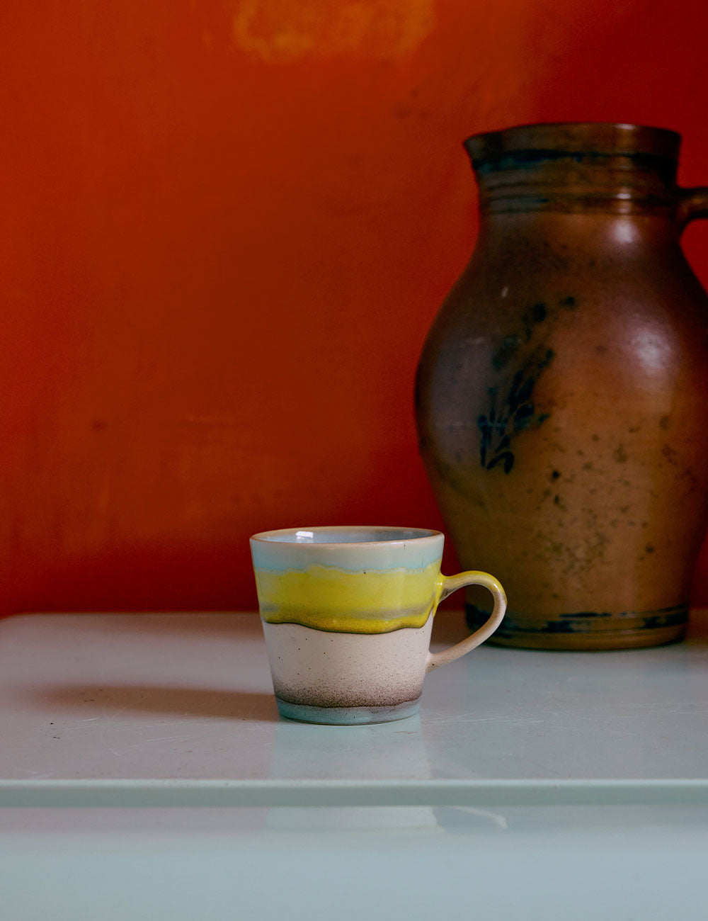 Mug américain en céramique des années 70