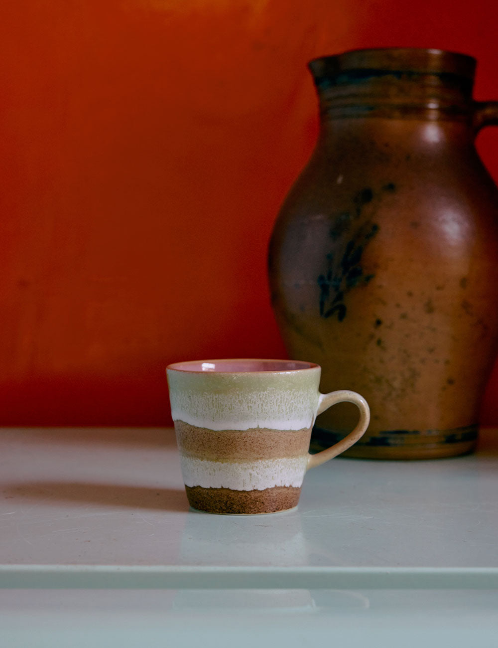 Mug américain en céramique des années 70