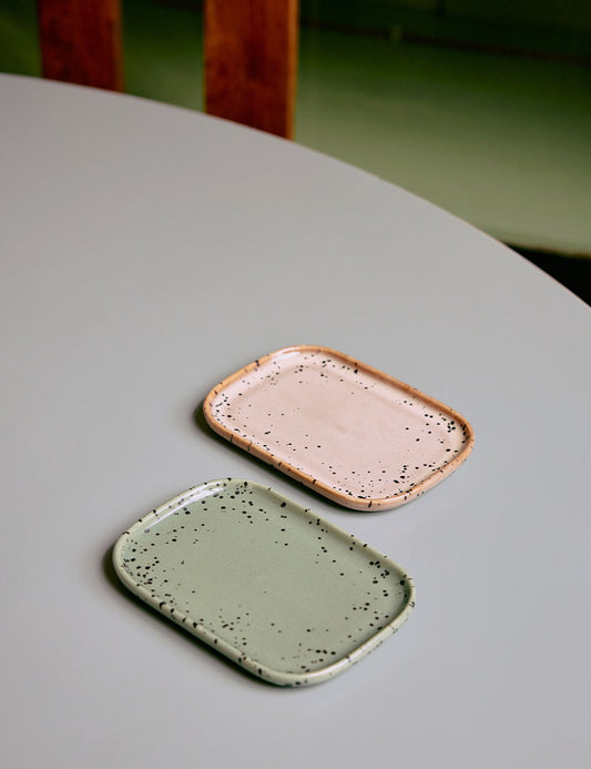 Bandejas 70s ceramics 2 set