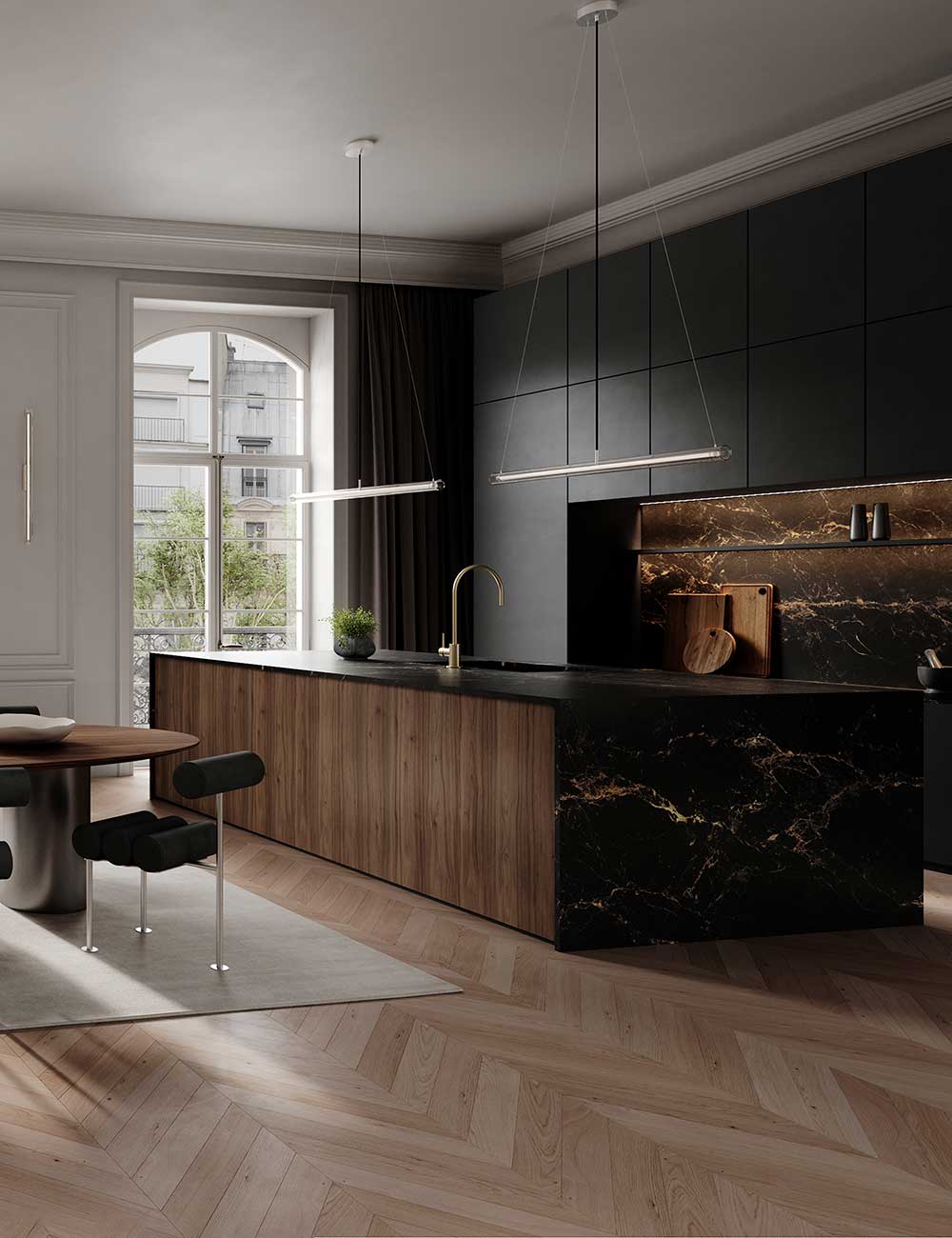 Frame pendant lamp 
