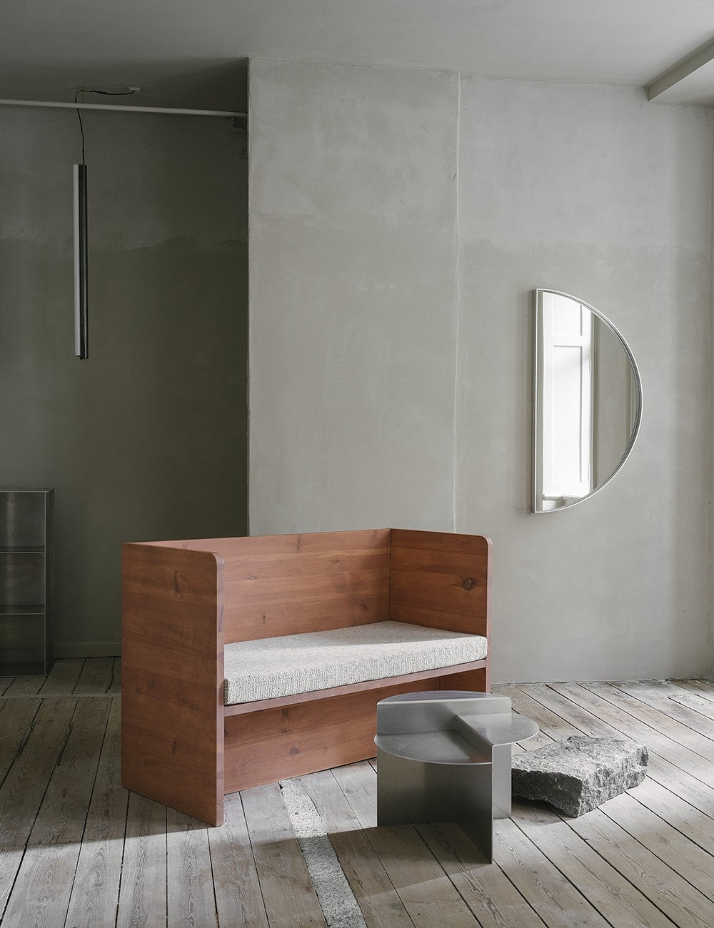 rivet side table