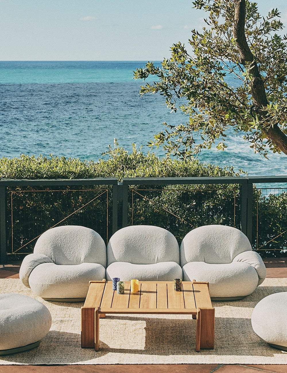 PACHA OUTDOOR THREE-SEATER SOFA