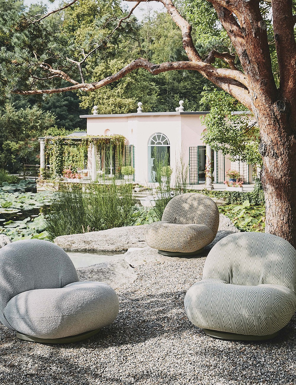chaise longue d'extérieur pivotante Pacha