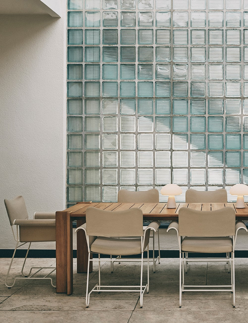 Tropique dining chair fringes