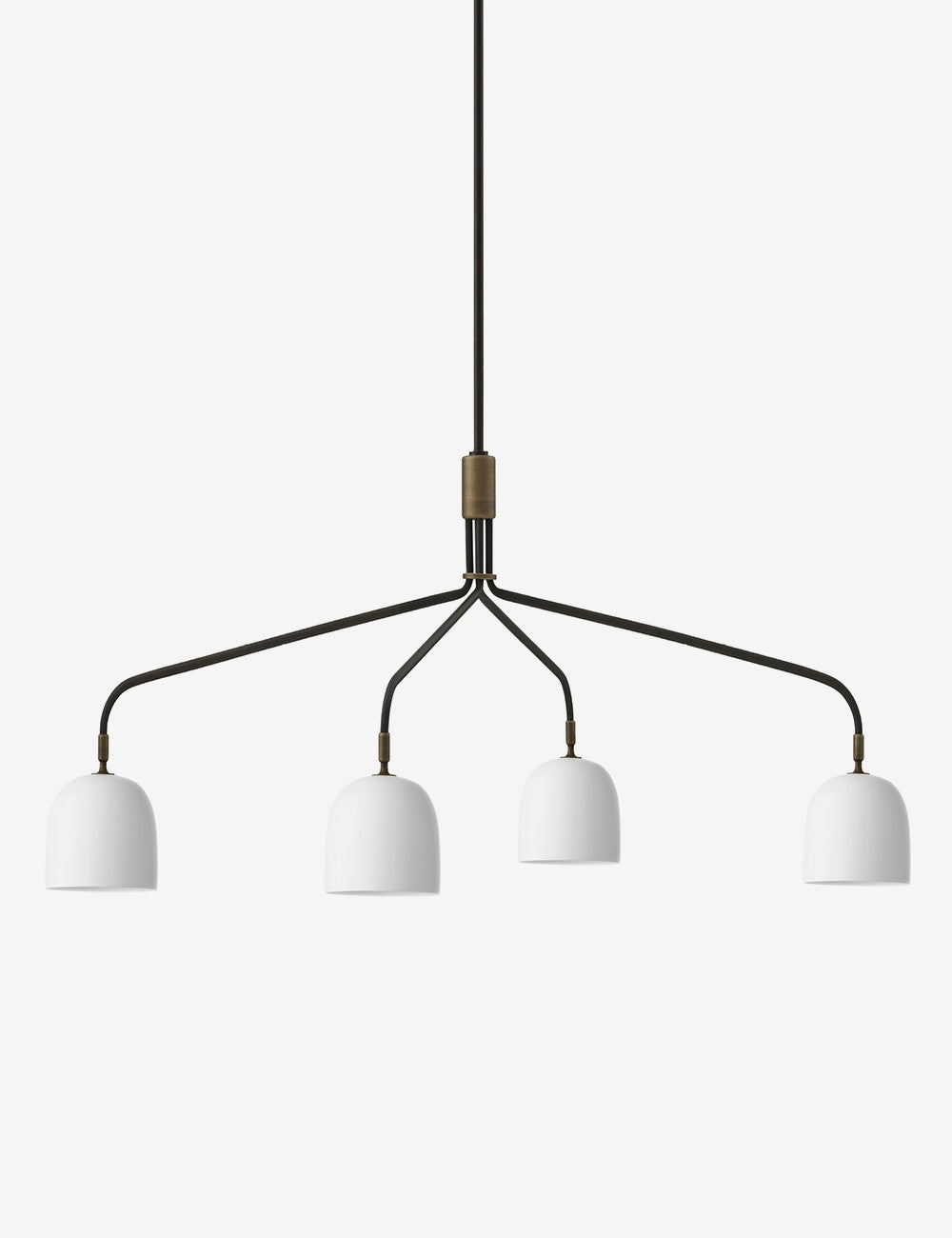 HOWARD CHANDELIER 4 ARMS LONG