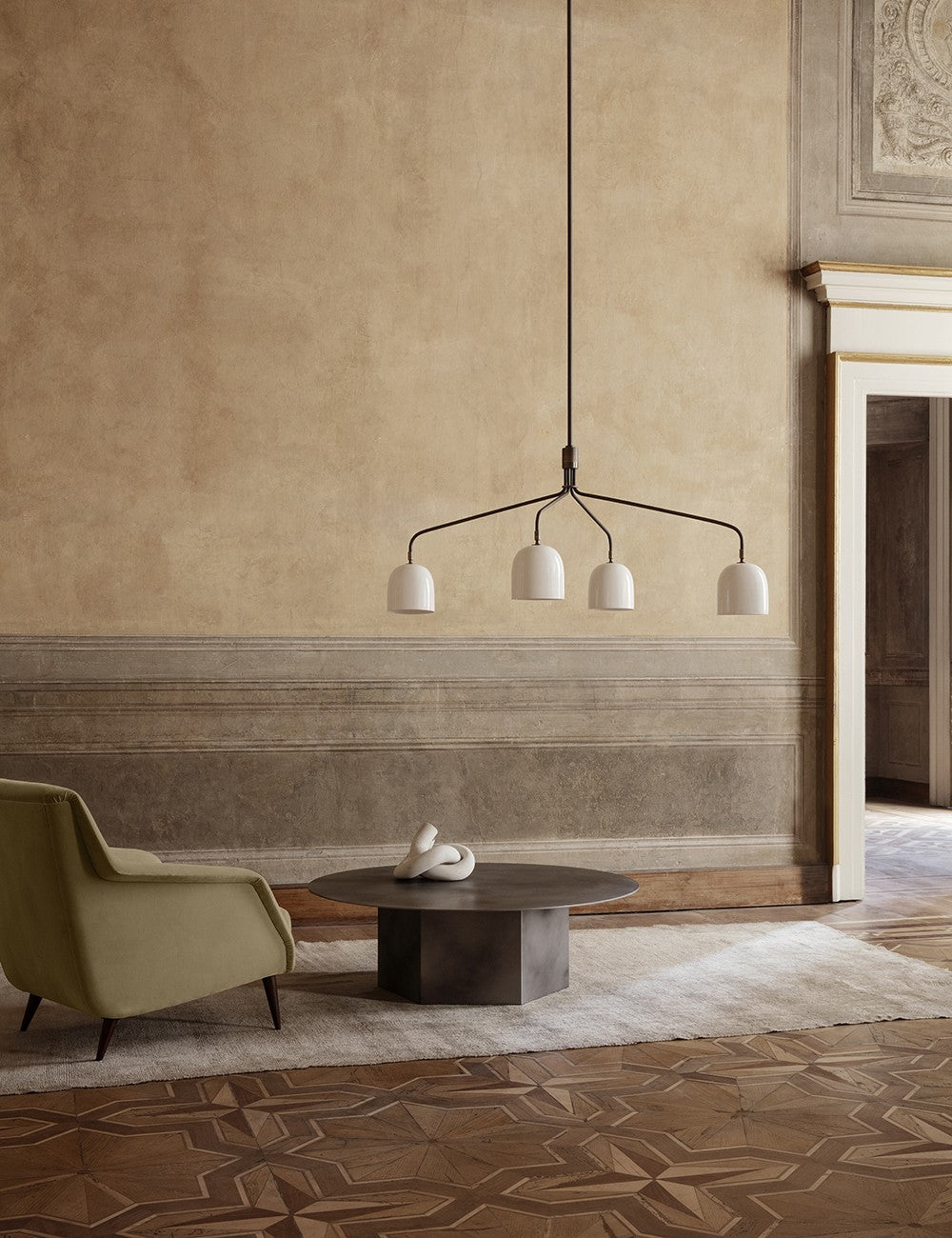 Lampadario Howard a 4 bracci