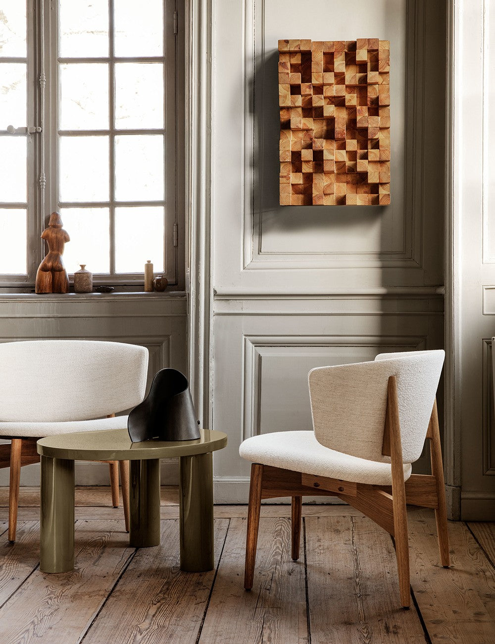 herman lounge bouclé