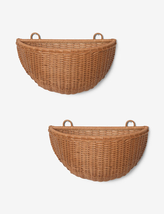 BRAIDED WALL POCKETS SET