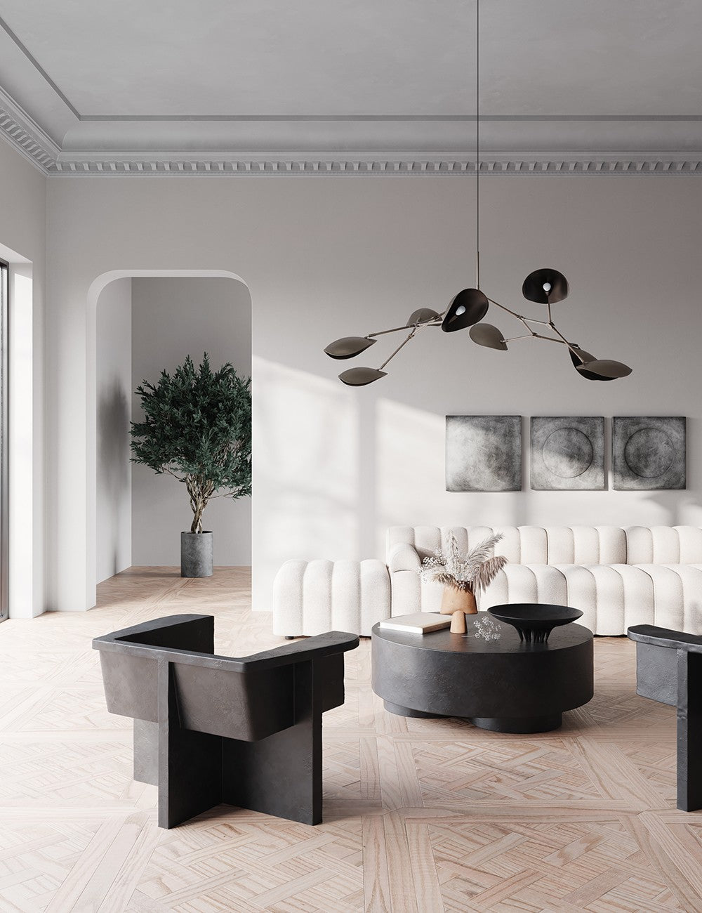 STINGREY CHANDELIER BRONZE