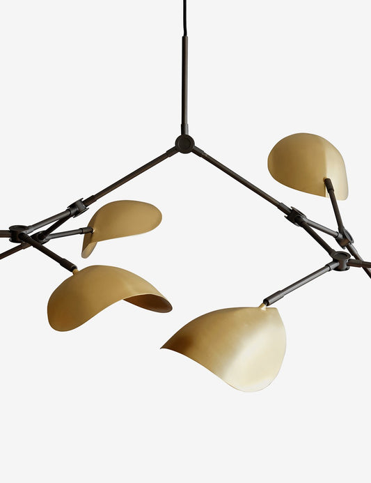 stingrey chandelier brass