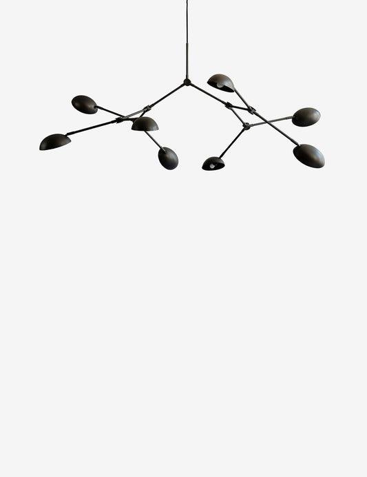 drop chandelier mini bronze
