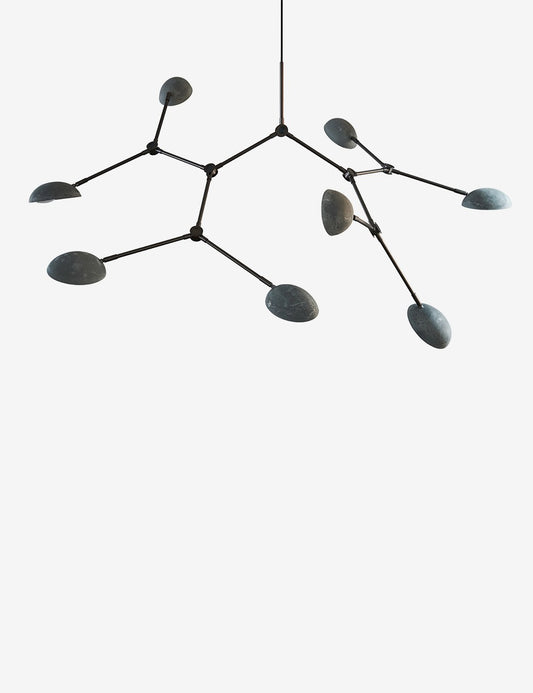 drop chandelier oxidized