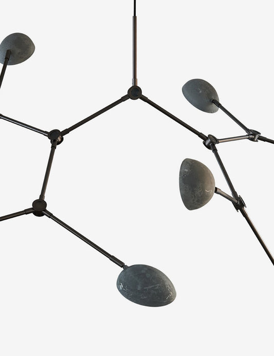 drop chandelier oxidized