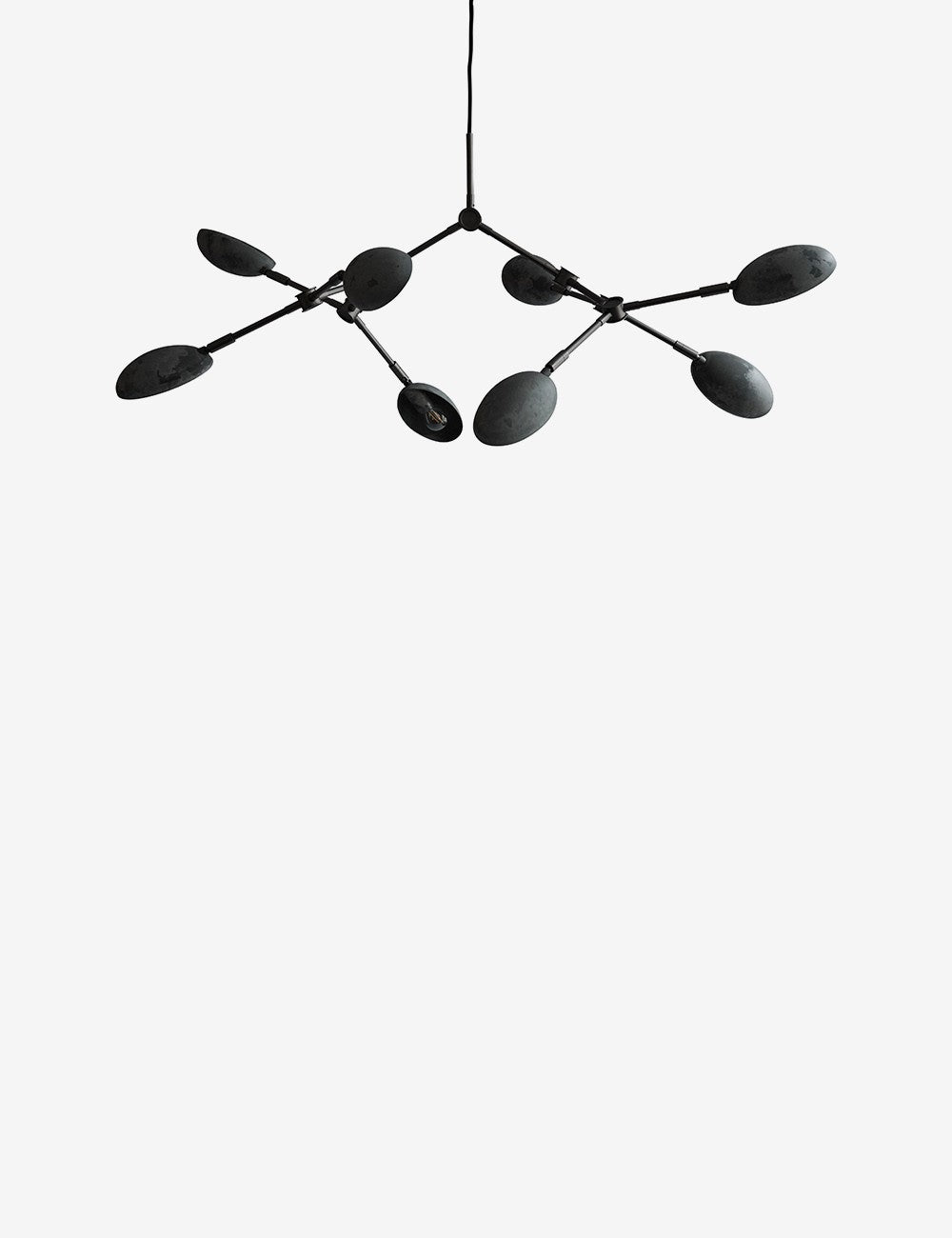 drop chandelier mini oxidized