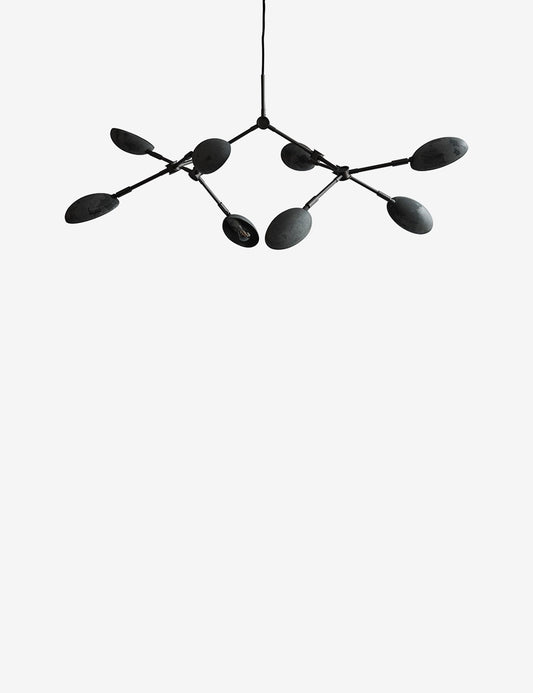 drop chandelier mini oxidized