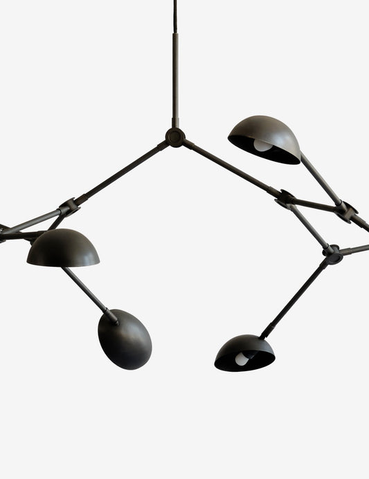 drop chandelier bronze