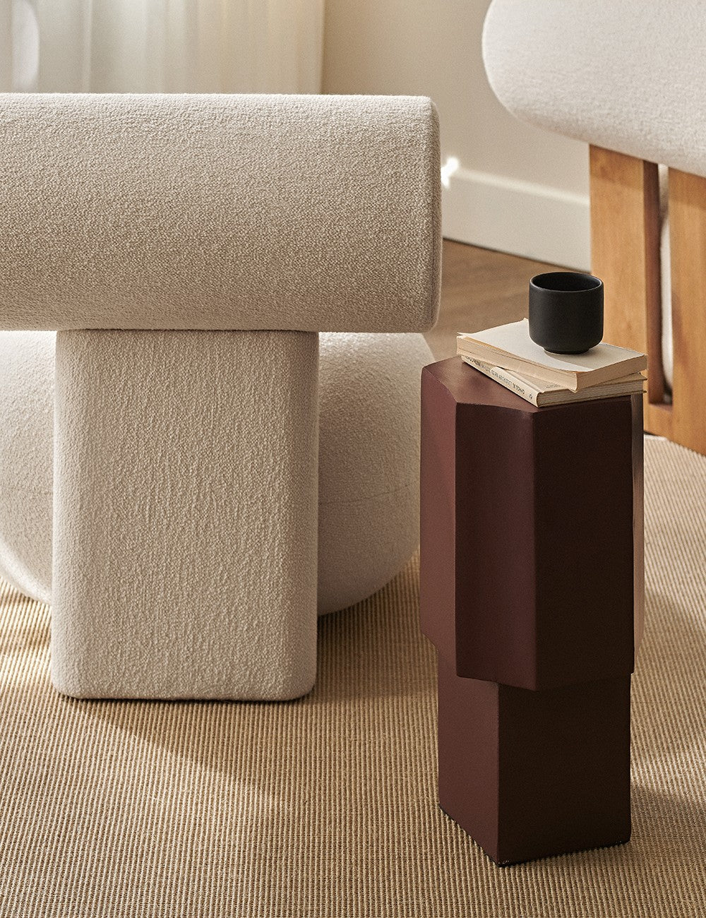 salon hippopotame rembourré