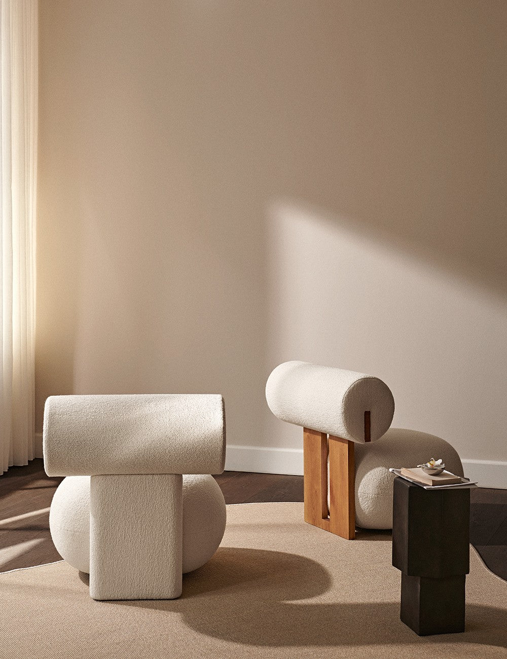 salon hippopotame rembourré