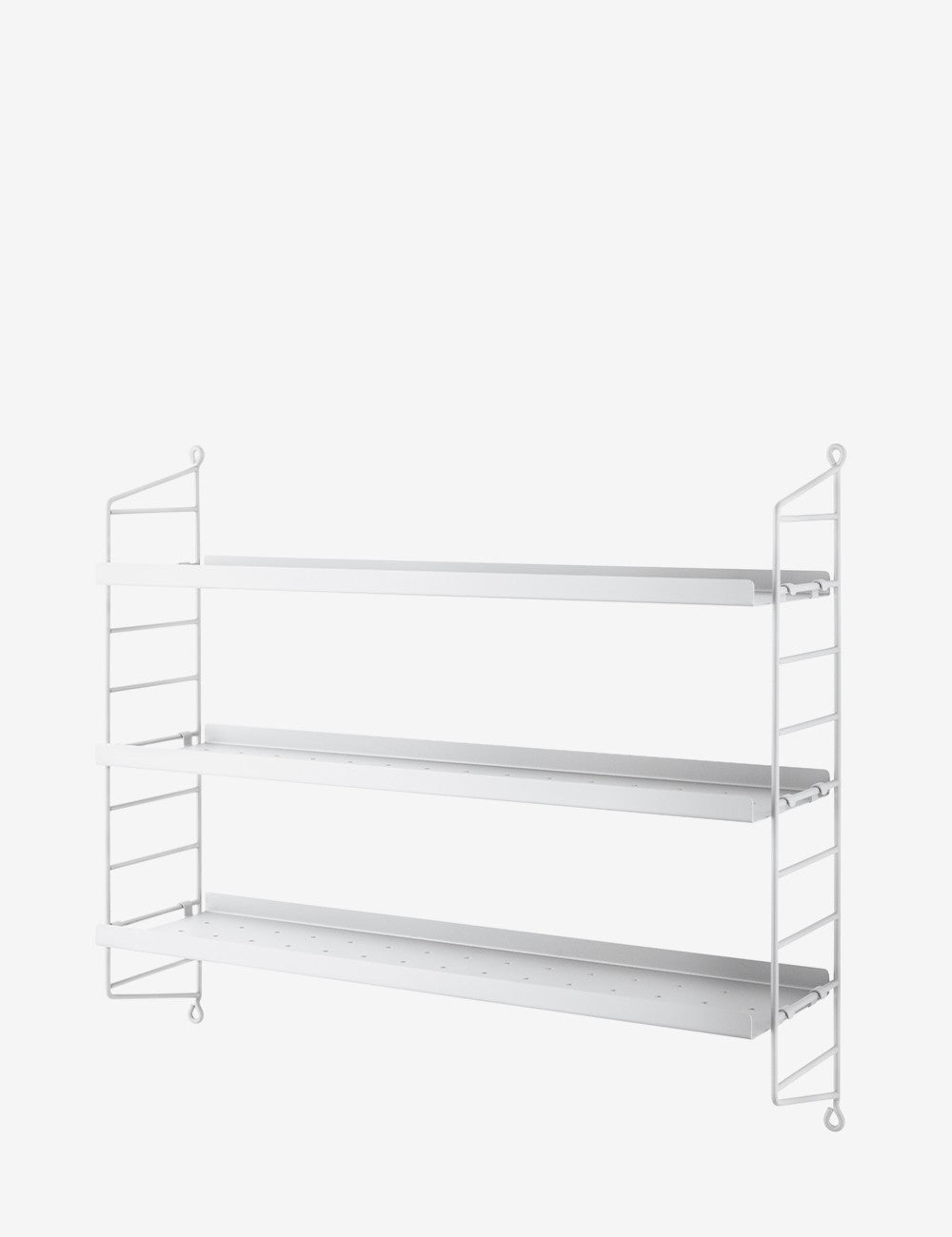 string pocket metal blanco