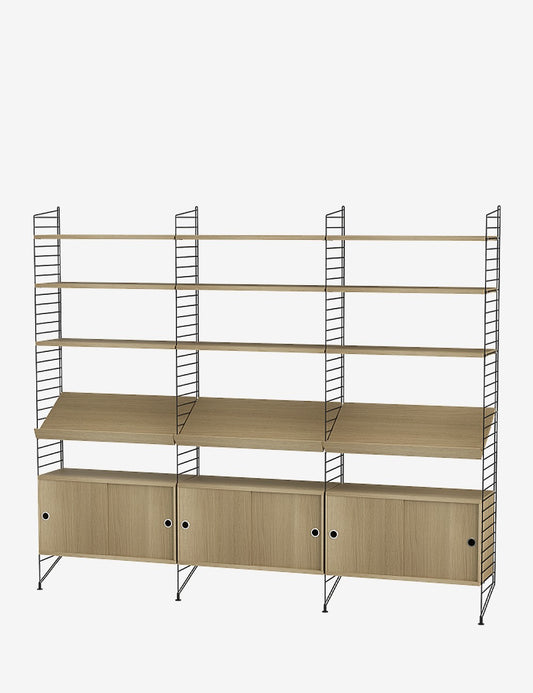 LIVING ROOM G OAK-BLACK