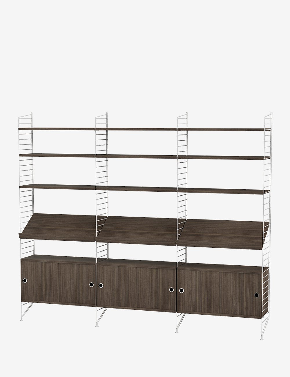 LIVING ROOM G WALNUT-BLACK