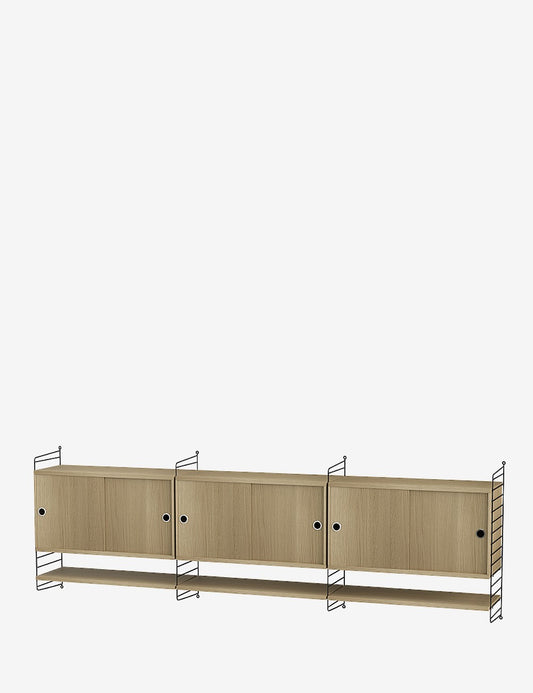 LIVING ROOM E OAK-BLACK