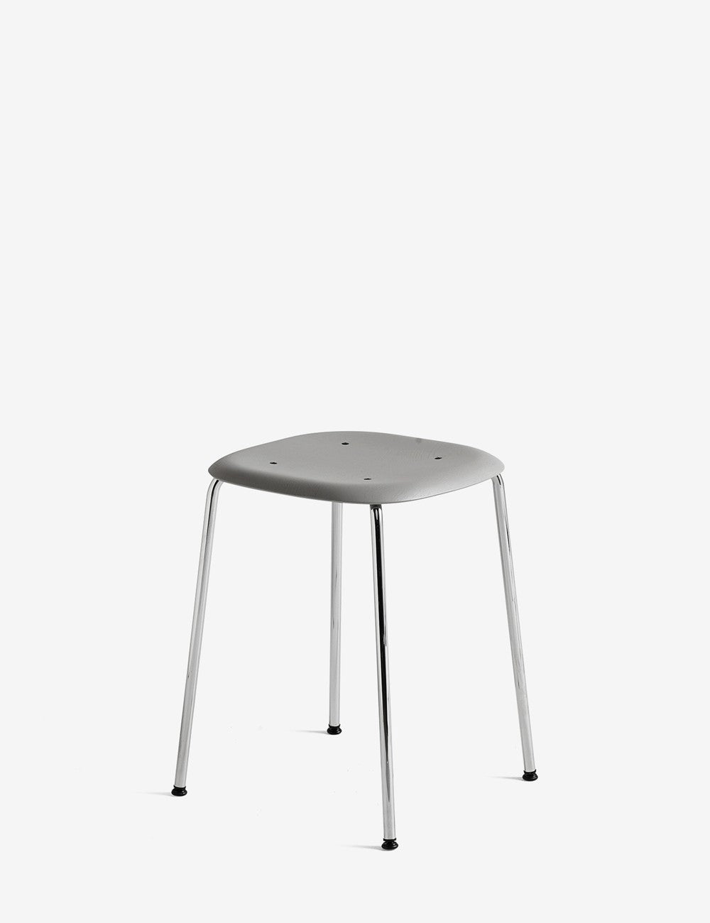 tabouret à bords souples 70 chromé