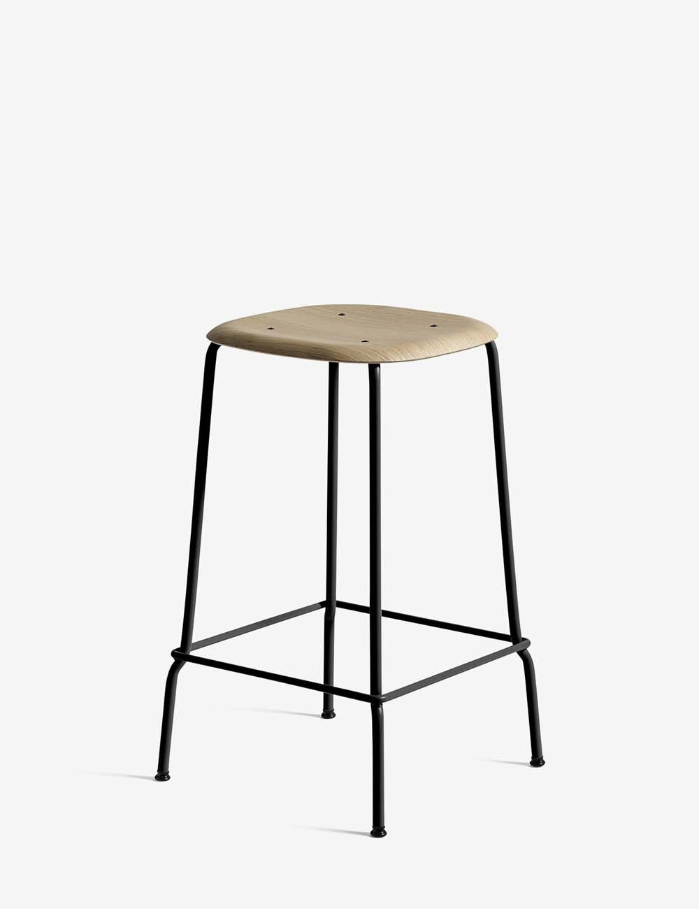 tabouret bas à bords souples 80