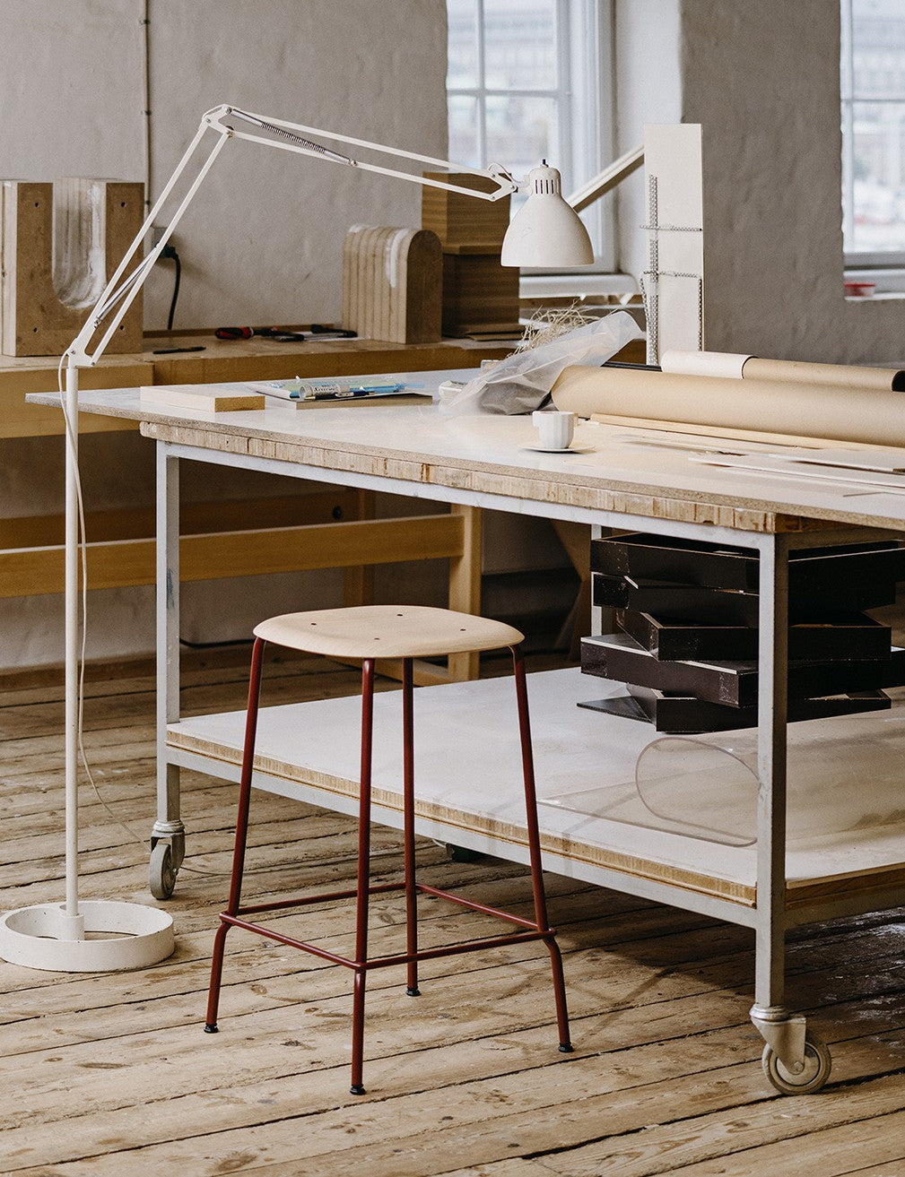tabouret bas à bords souples 80