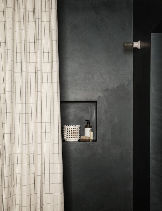 cortina ducha chambray
