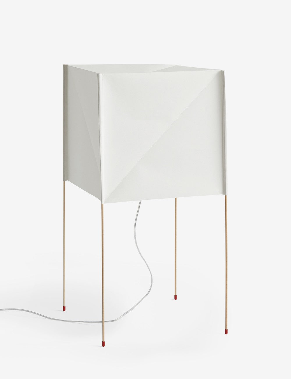 lampadaire cube en papier