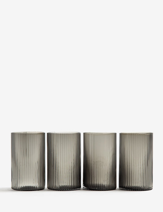 CONJUNTO COPOS RIPPLE VERRINES 4 SET
