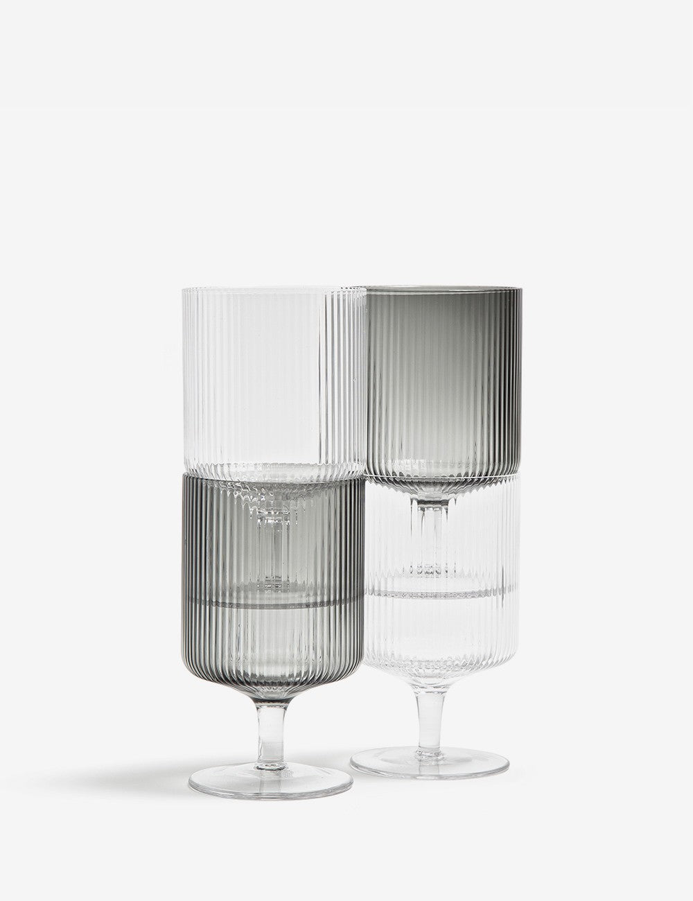 Verres à vin Ripple, lot de 2