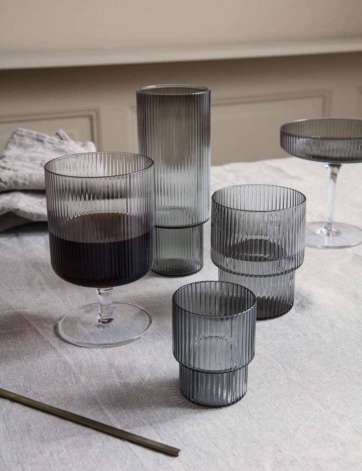 Verres hauts Ripple, lot de 4