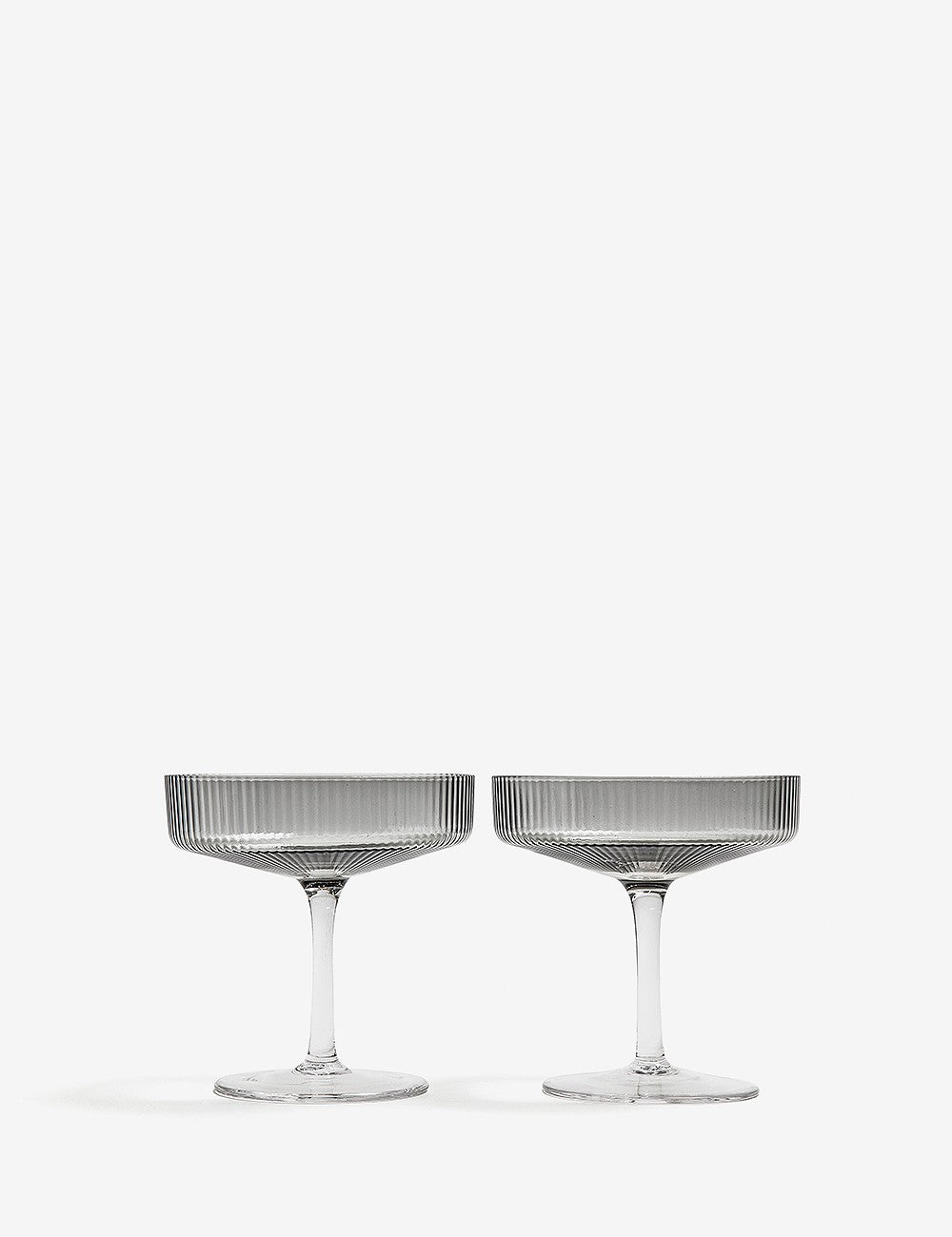 Verres à champagne Ripple, lot de 2