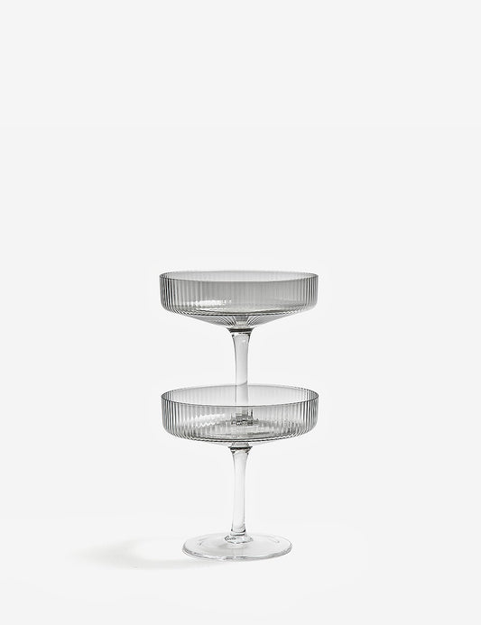 TAÇAS CHAMPAGNE RIPPLE 2 SET