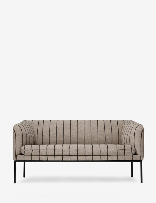 TURN SOFA 2-SEATER BLACK