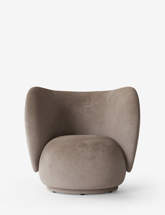 rico lounge chair faded velvet