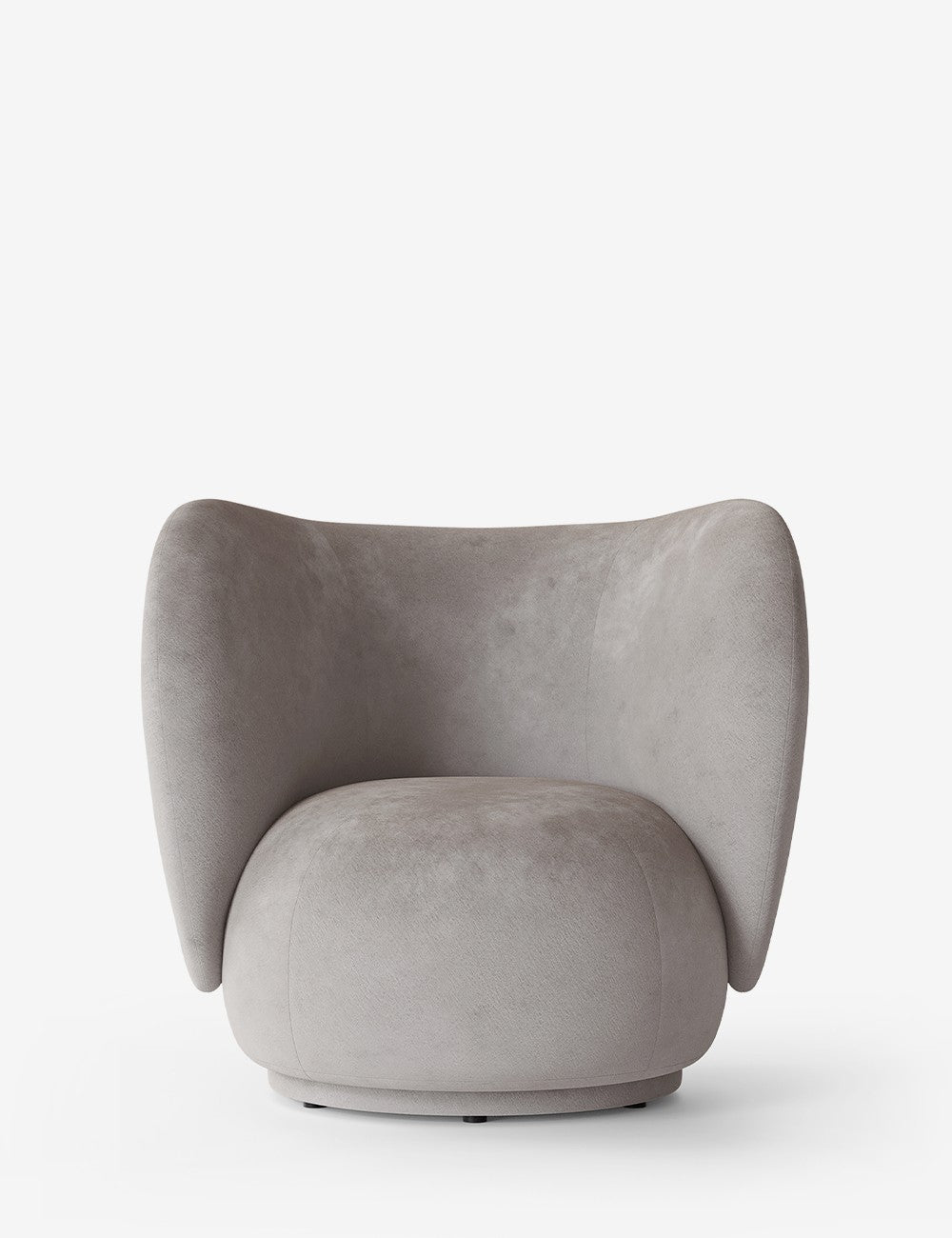 fauteuil rico en velours délavé