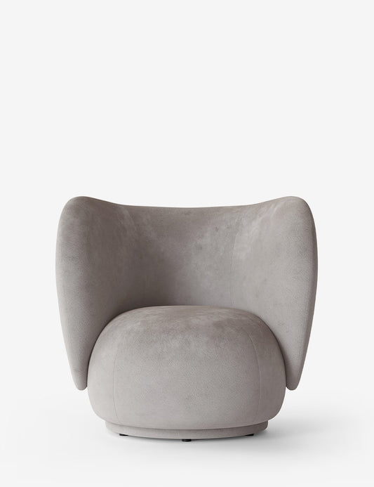 rico lounge chair faded velvet