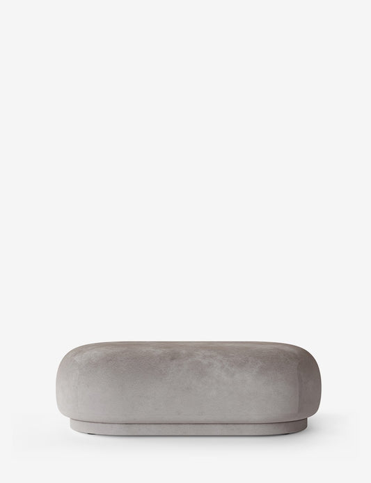RICO OTTOMAN FADED VELVET