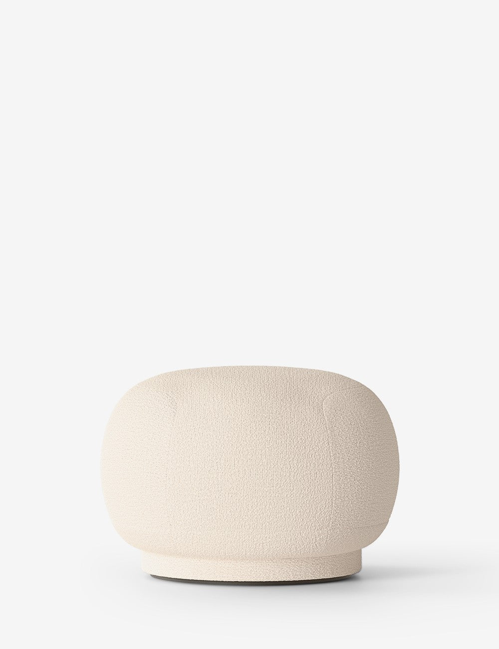 pouf in lana bouclé pregiata