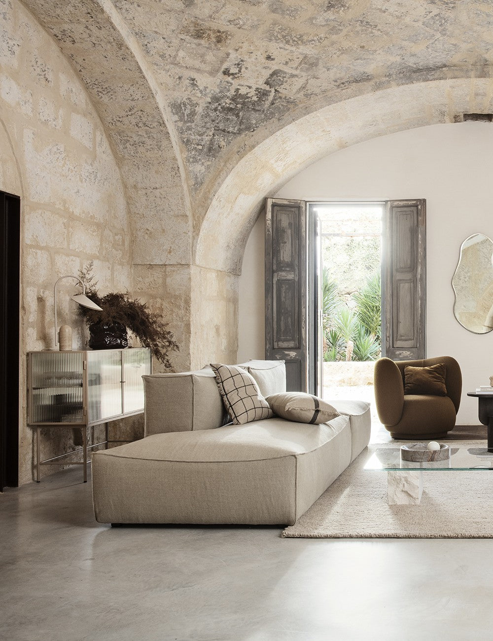 catena sofa open end left