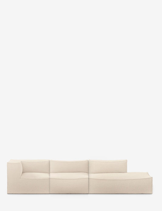 catena sofa wool bouclé comb 4 left
