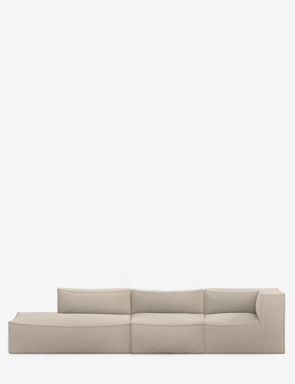 catena divano lana bouclé pettine 4 destra