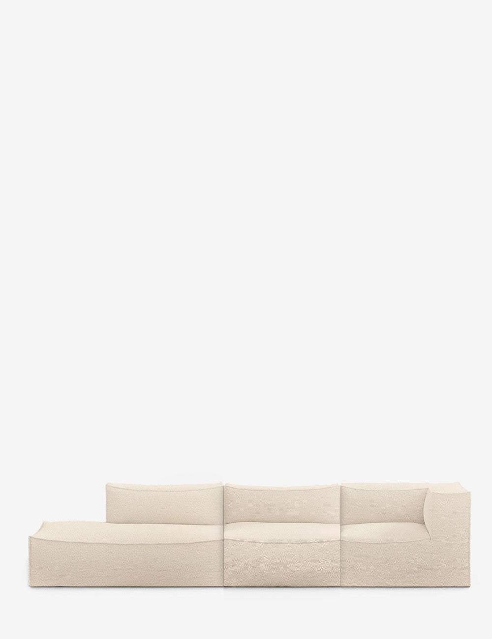 catena sofa wool bouclé comb 4 right